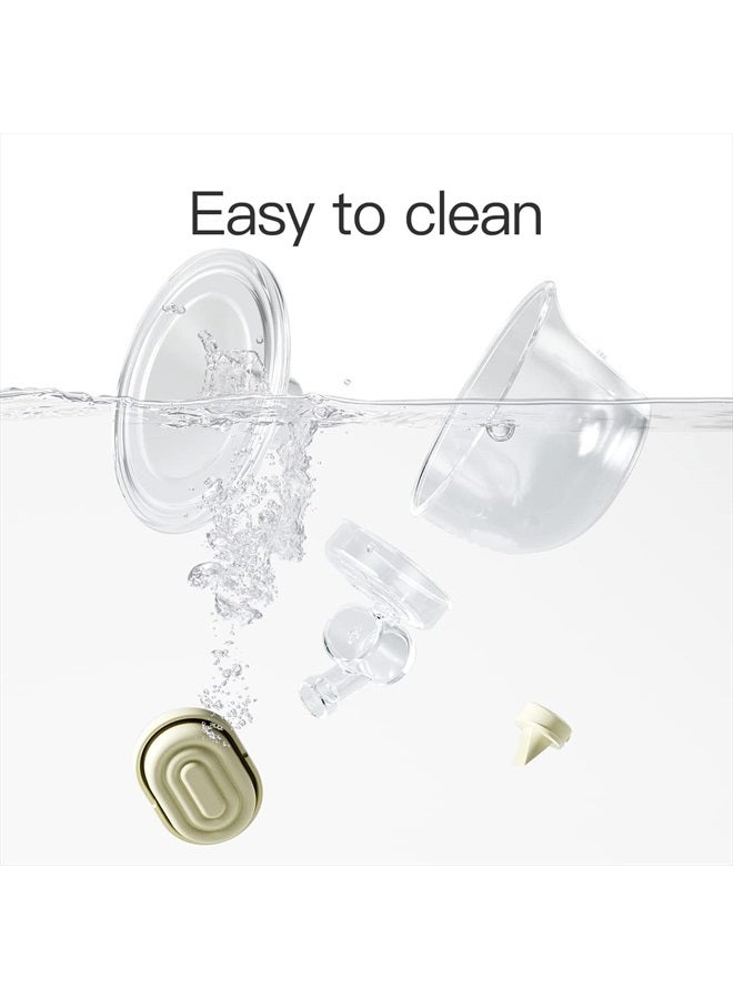Phanpy Wearable Breast Pump Milk Collector Cup, New Cup Parts, Original Phanpy Breast Pump Replacement Accessories, 24 mm Flange and 20mm Insert Included, 15 oz / 420 ml, 2 Piece - Image 3