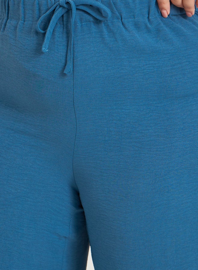 ستايلي بنطلون واسع بدون خصر برباط - Image 3