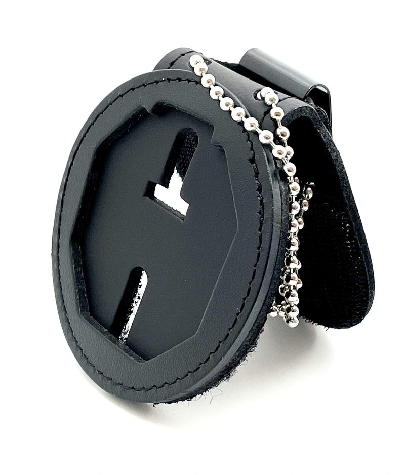 Perfect Fit Shield Wallets New York State Police NYSP Belt Clip Badge Holder with Neck Chain - Image 3
