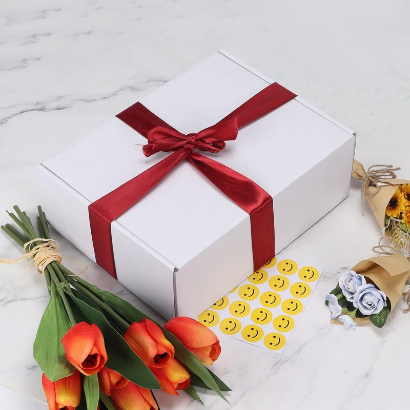 مجموعة RLAVBL من 20 صندوق بريد أبيض ذو وجهين - مقاس 12" × 9" × 4" - سهل التركيب، مثالي للأعمال الصغيرة - Image 4