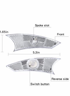 Generic Waterproof LED Bike Wheel Lights - 4 Pack Reflective Spoke Lights for Kids & Adults - Fun Cycling Accessories for Outdoor Adventures  - Image 2