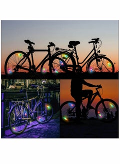Generic Waterproof LED Bike Wheel Lights - 4 Pack Reflective Spoke Lights for Kids & Adults - Fun Cycling Accessories for Outdoor Adventures  - Image 3