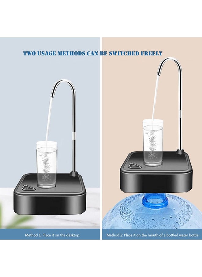 Automatic Water Dispenser Electric Water Pump Button Control Double Use Kitchen Office Outdoor Drink Dispenser Extractor with 0.5M Pipe