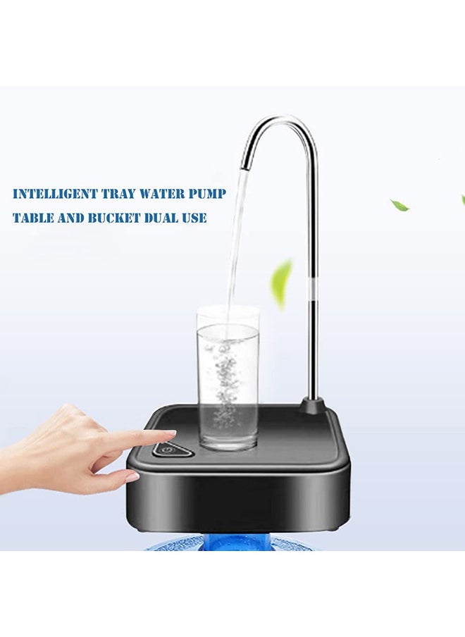 Automatic Water Dispenser Electric Water Pump Button Control Double Use Kitchen Office Outdoor Drink Dispenser Extractor with 0.5M Pipe
