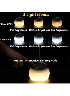 Generic 1pc LED Camping Light, 320 Lumens, 2 Colors, 3 Light Modes, Shatterproof, 3600mAh Emergency Power Bank, IPX5 Waterproof LED Camping Lantern for Hiking, Emergency, Decoration (Green)  - Image 3