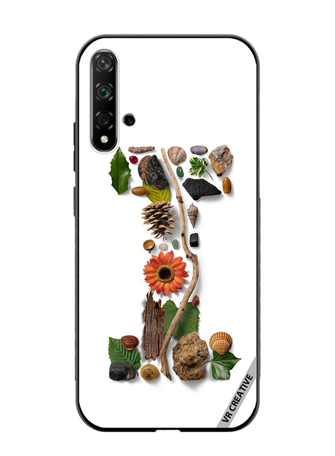 VR CREATIVE Protective Case Cover For Huawei Nova 5T Alphabet I Design Multicolour - Image 1