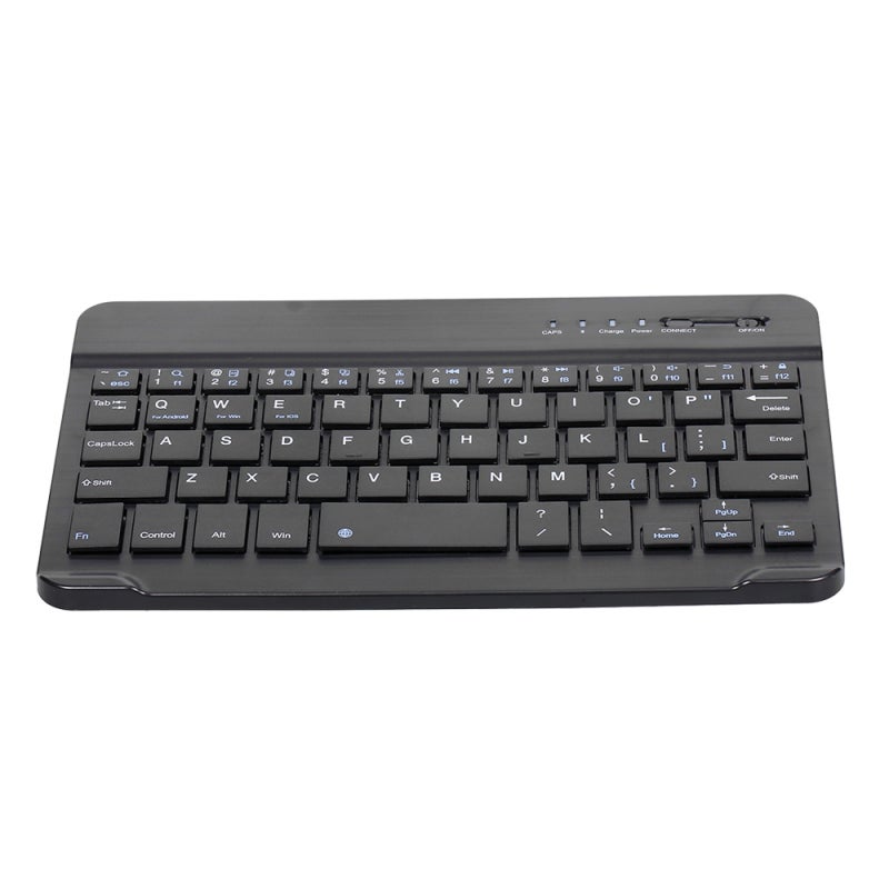 Wireless Keyboard: 7-Inch Black Slim Brushed Design - Fast BT 3.0 Connection Long Battery Life BT Keyboard for Android iOS Windows Tablet Smartphone iPad - Image 3