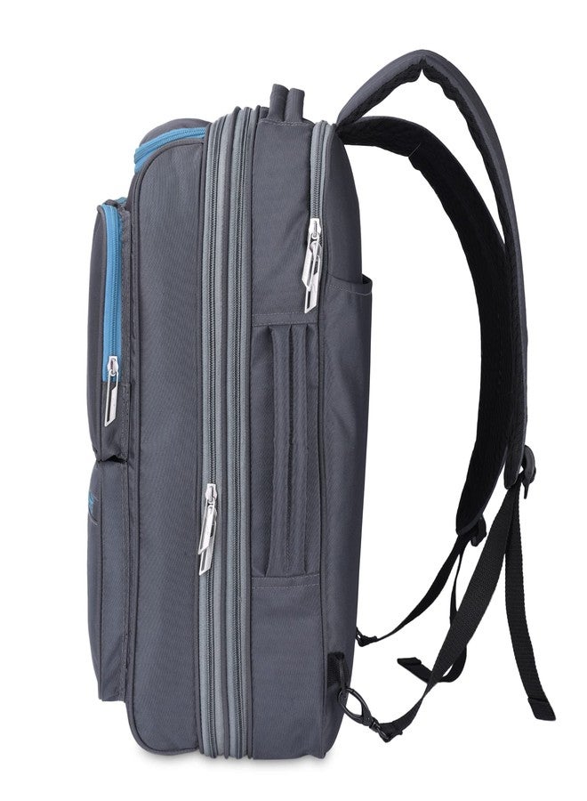 Protecta Organised Chaos XL (2.0) 45 L Convertible Laptop Backpack/Bag | For Work Trips, Travel & Weekend Trips. - Grey & Blue - Image 3