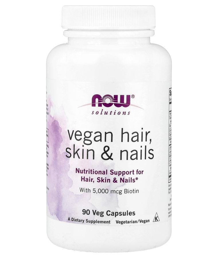 now Solutions Vegan Hair Skin & Nails 90 Veg Capsules