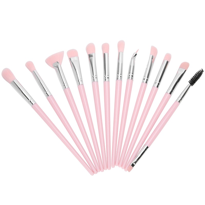 12pcs / Set Professional Eye Shadow Concealer Blusher Brush Cosmetic Brush Makeup Tool - Image 1