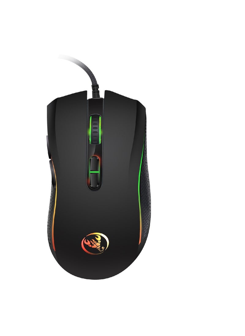 HXSJ - A869 V500 Keyboard And Mouse Combo Black - Image 1