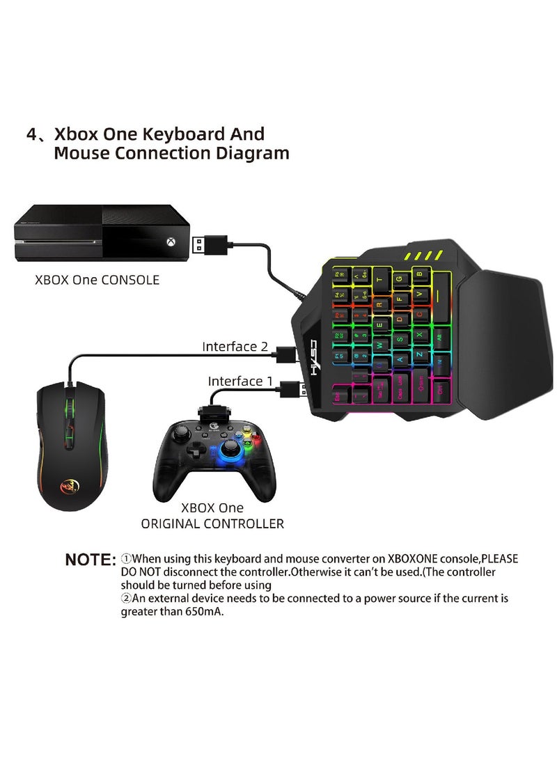 HXSJ - A869 V500 Keyboard And Mouse Combo Black - Image 1