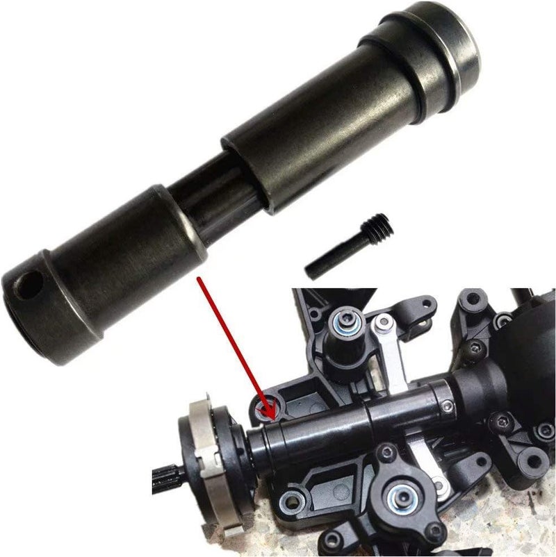EPTNNASO CrazyRacer Harden Steel Centre Front Driveshafts for Traxxas UDR 8556 Unlimited Desert Racer - Image 1