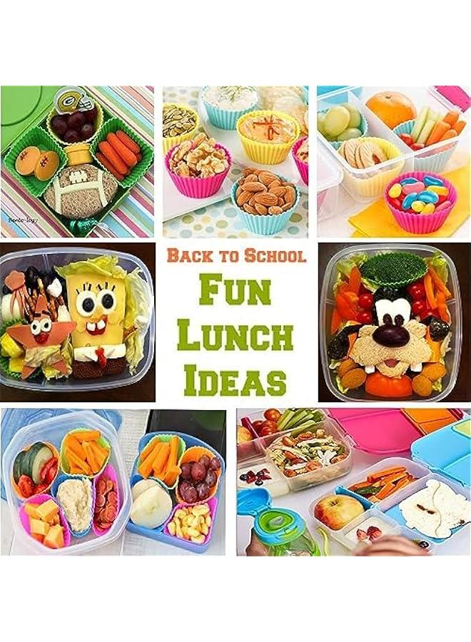 50 Pcs Food Fruit Fork Picks for Kids Cute Animals Bento Box Decor ForksCake Little Forks Dessert Forks Mini Cartoon Toothpick for Cake Dessert Pastry Party Supply  - Image 2