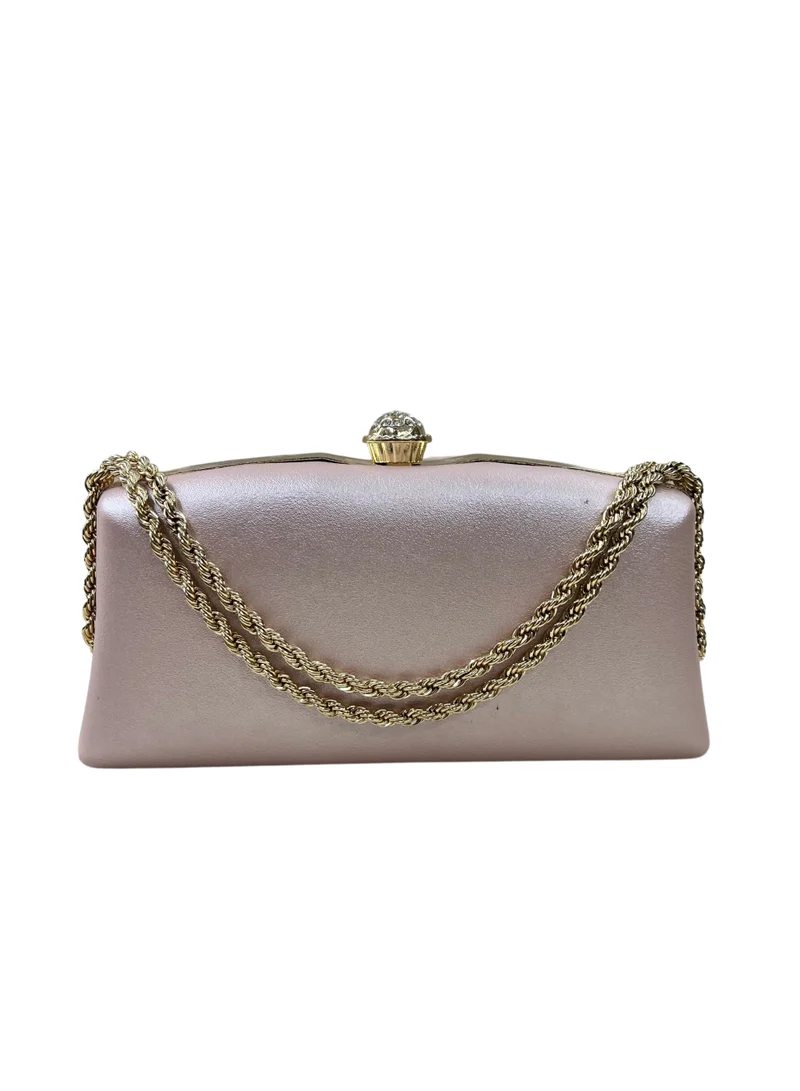 Harsha's Glam Clutches Embellished Square Clutch