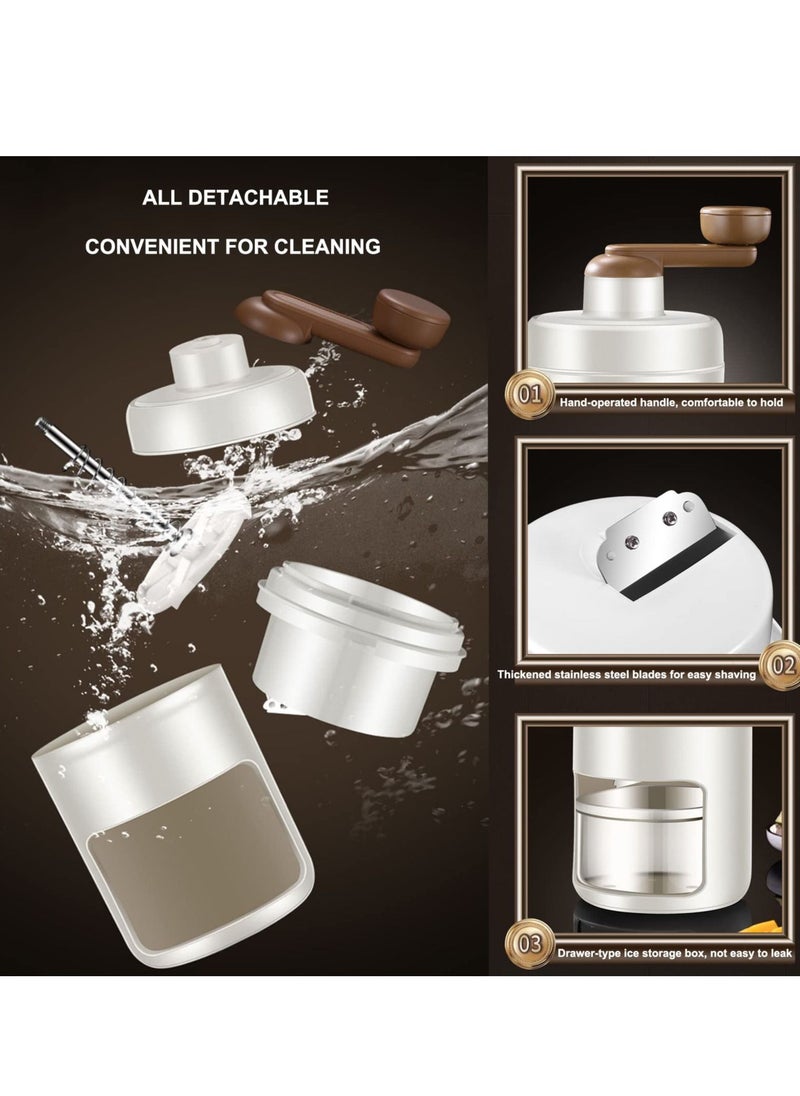 XiuWoo - Portable Manual Ice Crusher With Thickened Stainless Steel Blades And Ice Tray - Image 1