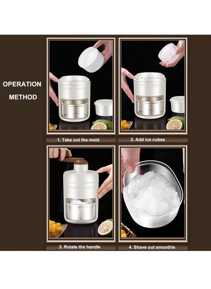 XiuWoo - Portable Manual Ice Crusher With Thickened Stainless Steel Blades And Ice Tray - Image 1