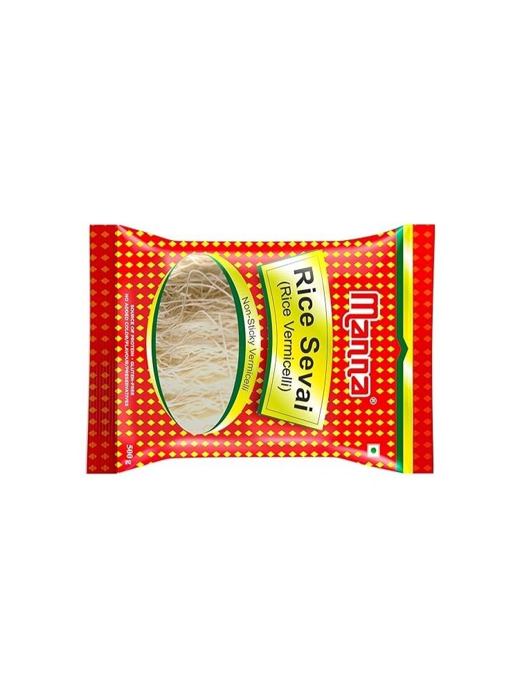 Manna Vermicelli 500g, Rice sevai, Zero maida and Non Sticky (Pack of 3) - Image 2