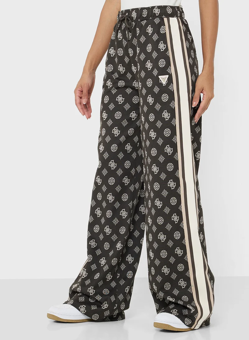 جس Peony Taped Straight Long Pants