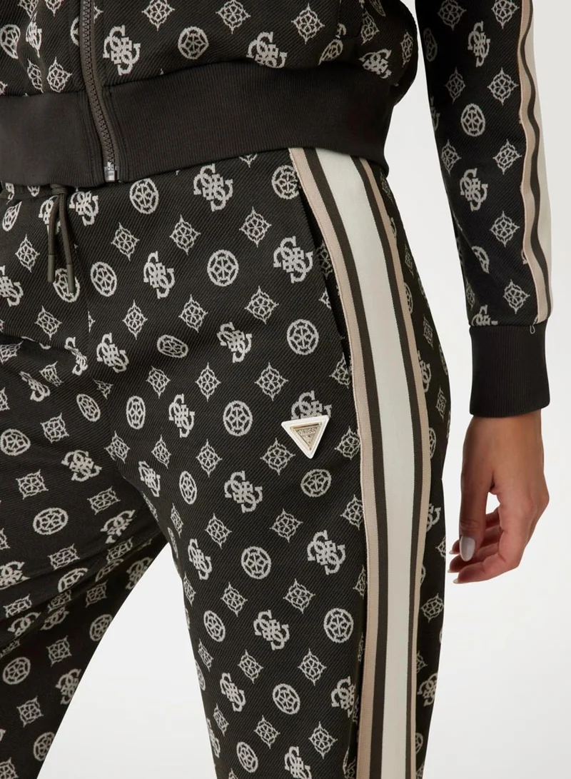 GUESS Peony Taped Straight Long Pants