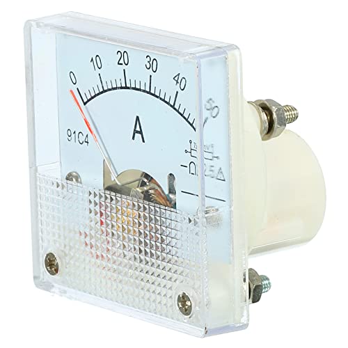 YOKIVE Analog Panel Ammeter, 91C4 Ampere Meter Current Tester, Great for Office, Art, Home, Daily Use (DC 0-50A) - Image 1