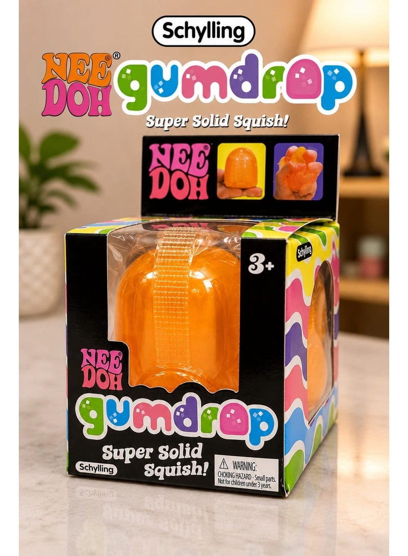 Schylling NeeDoh Gumdrop Squishy Stress Ball – Super Soft Sensory Fidget Toy for Kids, Teens & Adults - Image 1