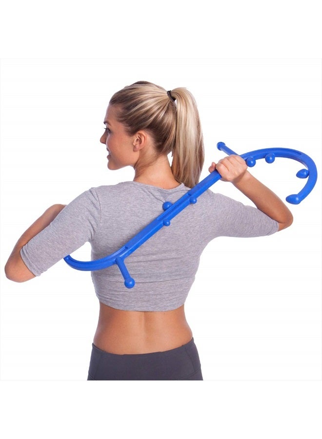 Body Back Buddy Headache Care Bundle, Buddy Classic and AccuMassage Trigger Point Massage Tools, Neck Massager and Back Massagers, Massage Cane, Muscle Knot Remover (Blue) - Image 2