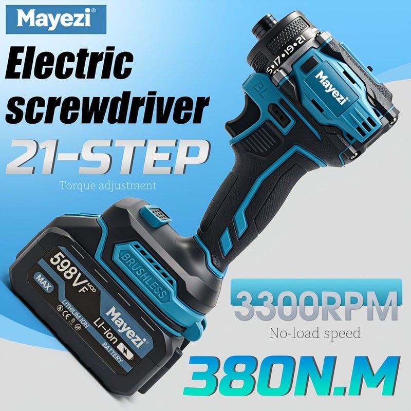 3300RPM Cordless Impact Screwdriver Brushless Electric Driver Drill No Battery For Makita 18V - Image 2