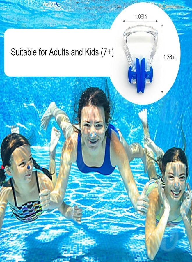 Zooshine BRBD (6 Pack) - Waterproof Silicone Swimming Nose Clip Plugs for Adults Children Age 7+ - Image 2