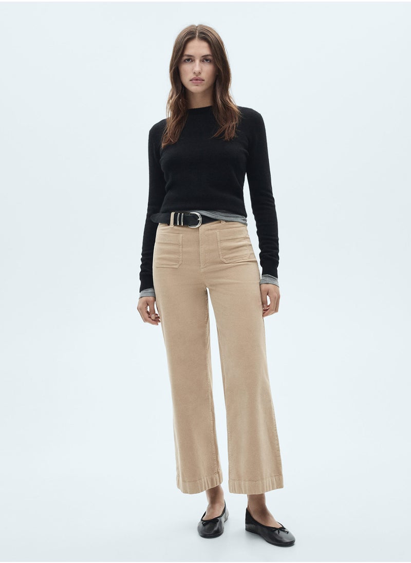 MANGO Catherin Culotte Corduroy Jeans  - Image 4