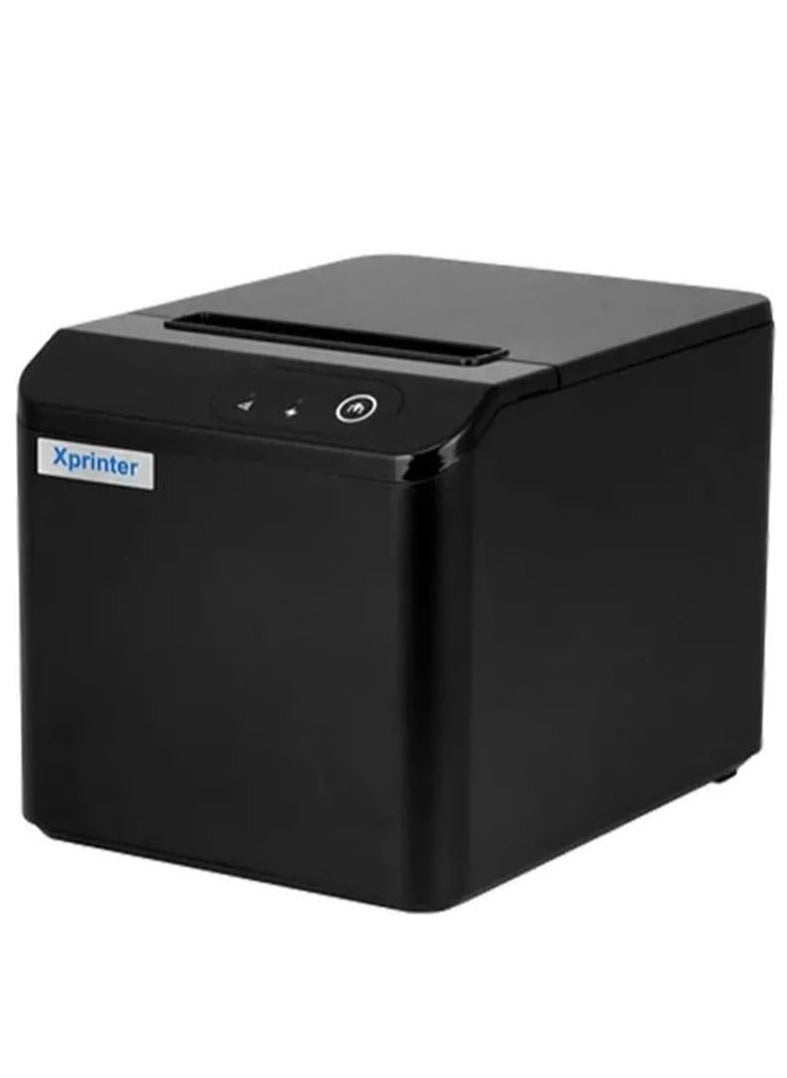 Xprinter Xp-T80Q Thermal 80mm Cashier Receipt Printer, Monochrome USB + LAN  - Image 1