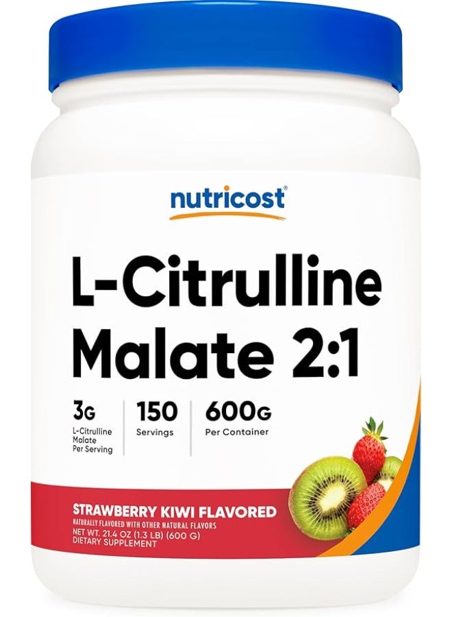 نوتريكوست، مالات إل-سيترولين 2:1، فراولة كيوي، 21.4 أونصة (600 غرام) - Image 1