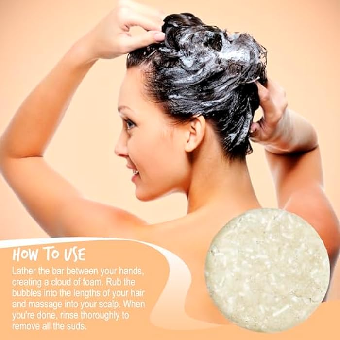 Relaxcation Shampoo Bar RICE WATER PROTEIN For Hair Growth | Rice Solid Shampoo for Weak or Damaged Hair | Hydrating, Nourishing, and Refreshing | Made in US | Paraben and Sulfate-Free - Image 4