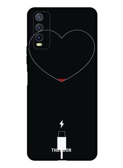Protective Case Cover For VIVO Y20S 5G Heart Battery Low