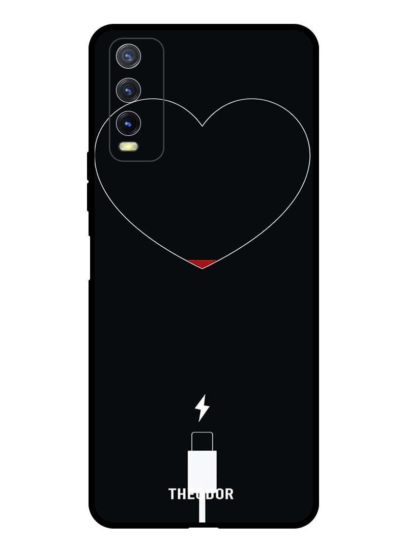 Theodor - Protective Case Cover For VIVO Y20S 5G Heart Battery Low - Image 1