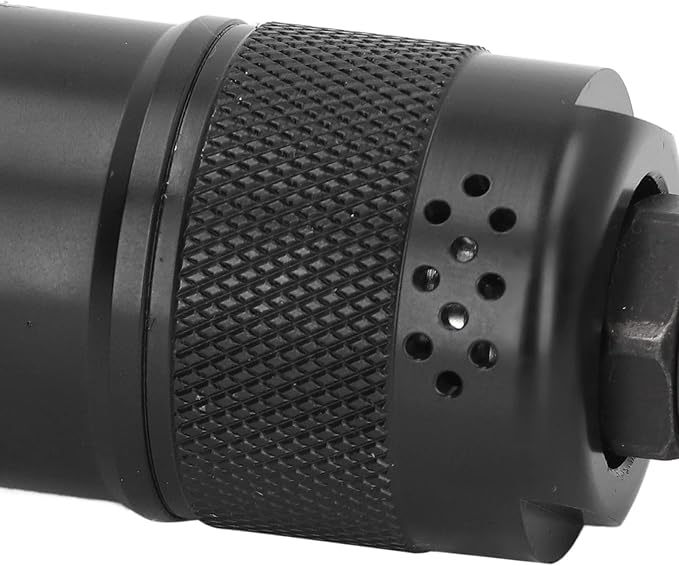 Pneumatic Die Grinder, Air Powered Grinder Tool with 6mm Collet, High Speed 24000 RPM Alloy Steel Grinder for Metal Trimming Deburring Polishing and Finishing (US Style) US Style - Image 5