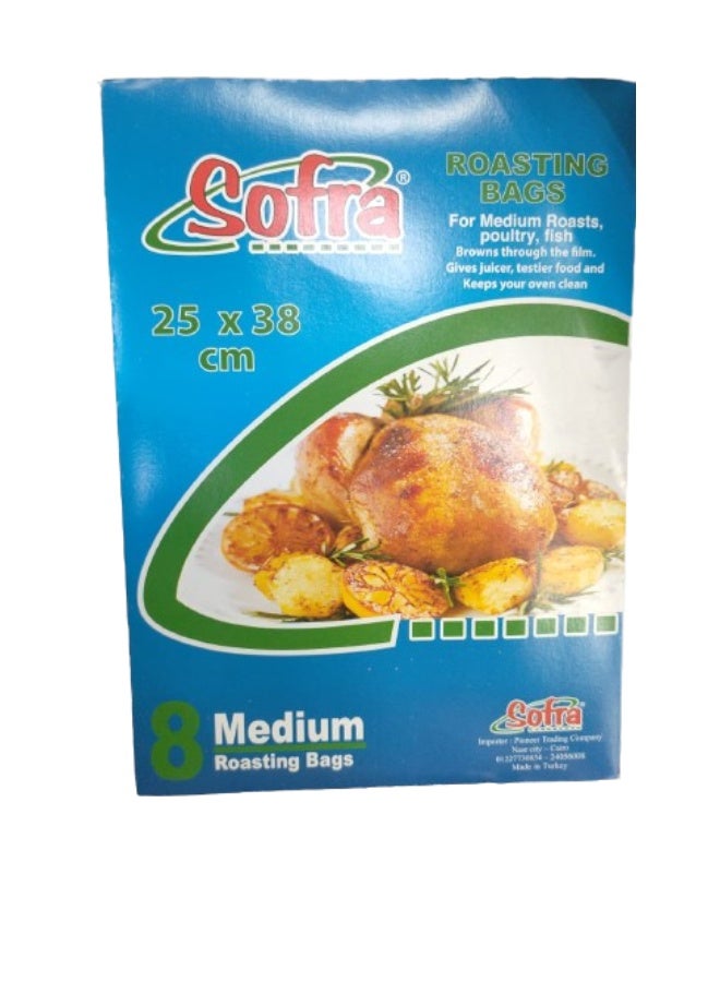 Medium Roasting Bags 8 Pcs