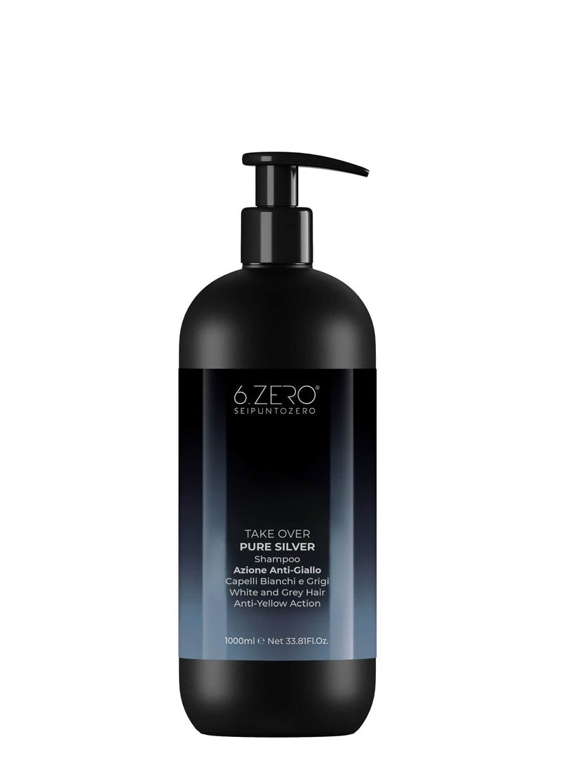 TAKE OVER SHAMPOO PURE SILVER 1000 ML