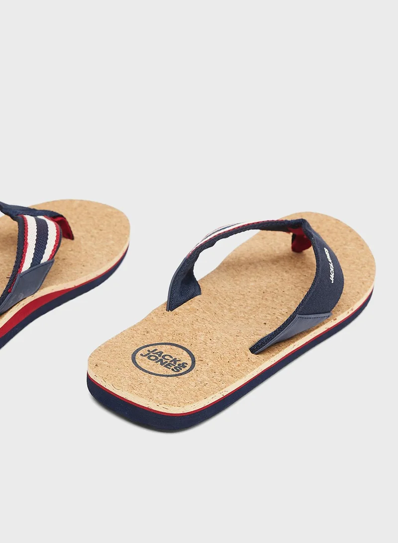 JACK & JONES Logo Flip Flops