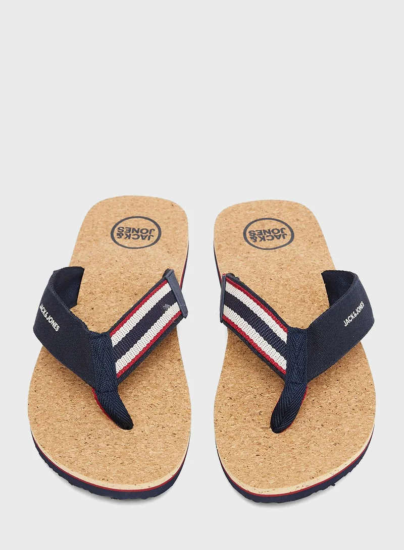 JACK & JONES Logo Flip Flops