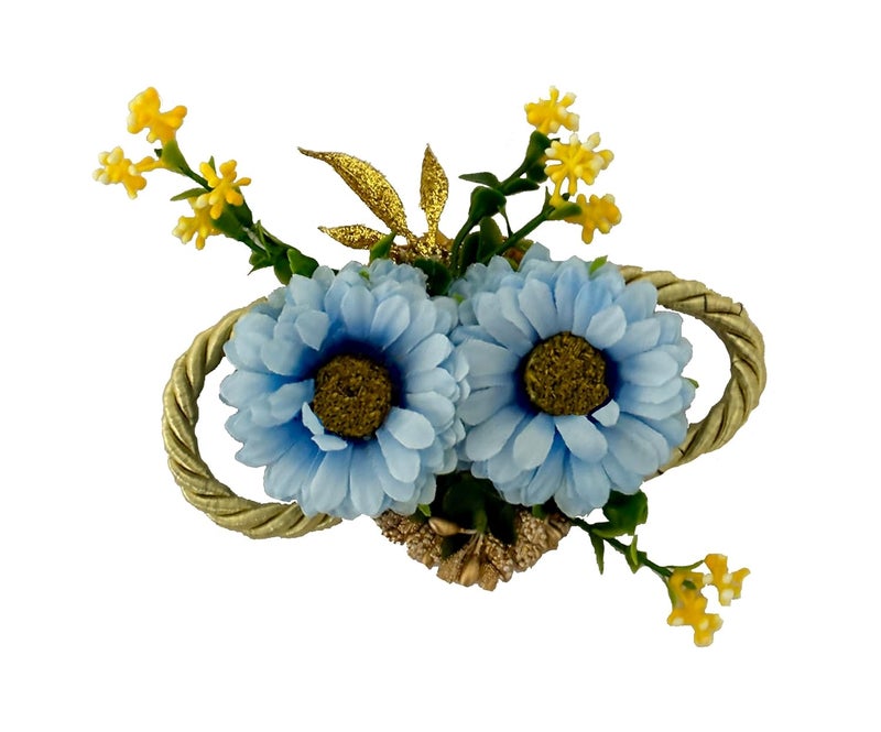 Unique Palette Handmade Artificial Flower Bunch for Hamper Decoration Gifting Trousseau Pack of 5Model No 4 Artificial Flower Bunch Hamper Packing Gifting