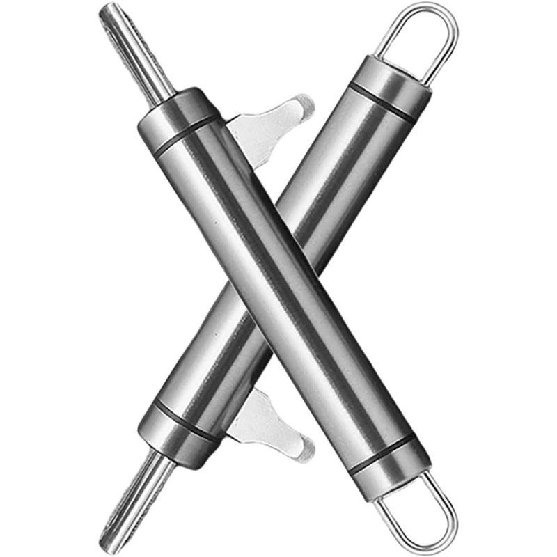 Fed Up 4pcs Stainless Steel Multicolor Nut Opener Manual Shell Remover Portable Cracker Tool for Macadamia Walnuts Hazelnuts And Pecans - Image 2