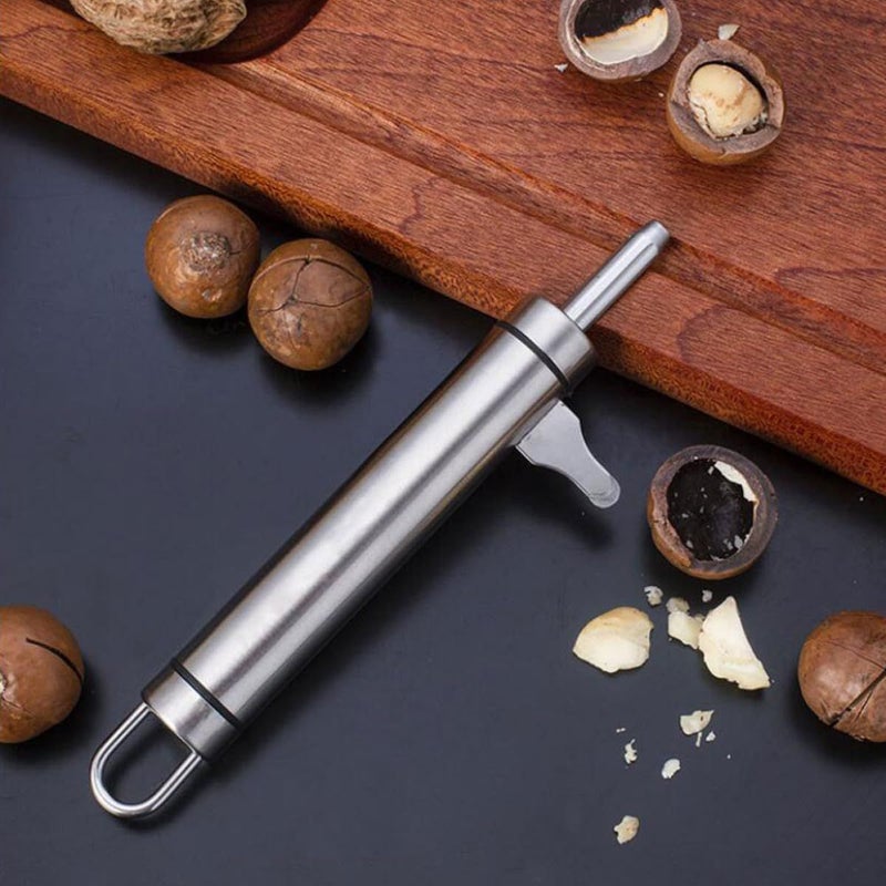 Fed Up 4pcs Stainless Steel Multicolor Nut Opener Manual Shell Remover Portable Cracker Tool for Macadamia Walnuts Hazelnuts And Pecans - Image 5