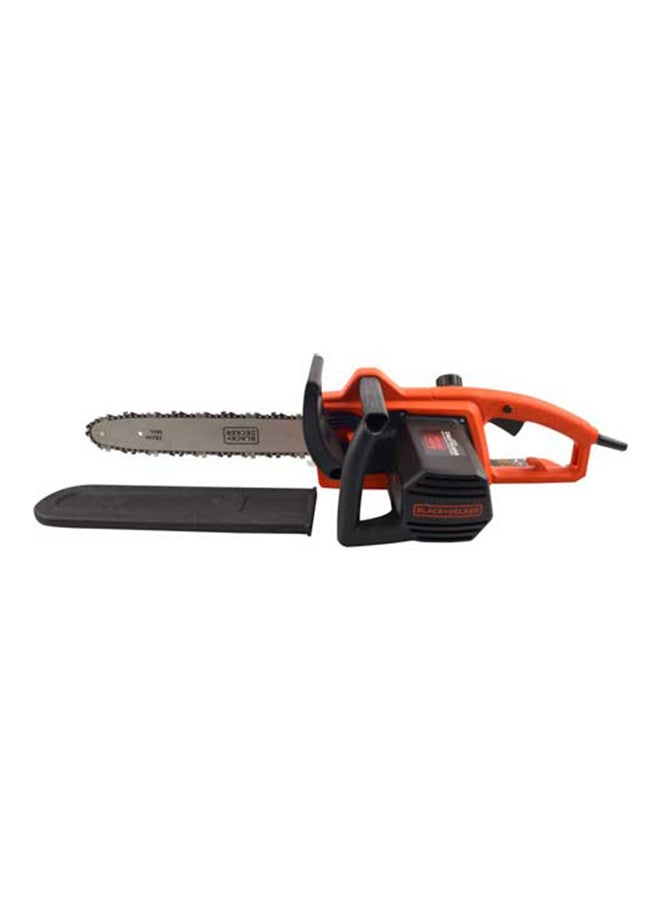 BLACK+DECKER 1800W 35cm Corded Electric Chainsaw, Orange/Black - CS1835-GB, Black/Grey/Orange - Image 1