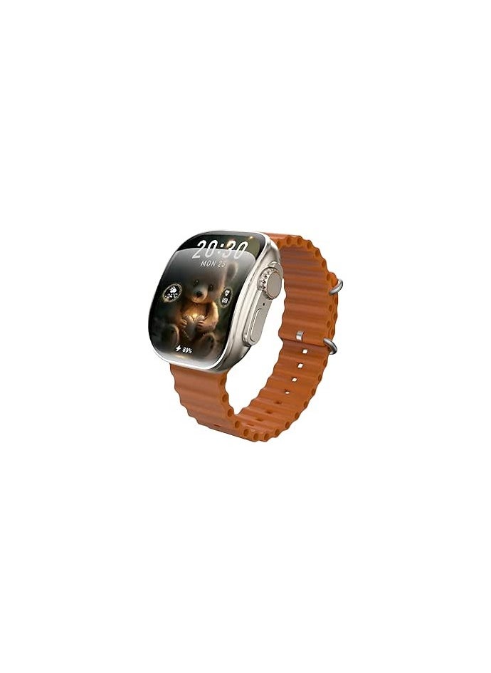 Generic - Ultra 3 Smart Watch WearFit 49mm – Rugged Waterproof Fitness Tracker with Heart Rate, Sleep Monitor, Bluetooth Call, and Sport Modes – Compatible with Android & iPhone – Gold - Image 1