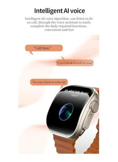 Generic Ultra 3 Smart Watch WearFit 49mm – Rugged Waterproof Fitness Tracker with Heart Rate, Sleep Monitor, Bluetooth Call, and Sport Modes – Compatible with Android & iPhone – Gold  - Image 3