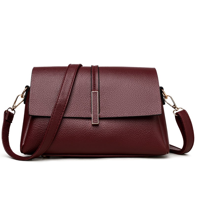 Bag Women'S 2024 All-Match High-End Texture Mother Bag Shoulder Crossbody High-End Western-Style Three-Layer Large-Capacity Small Square Bag - Image 1