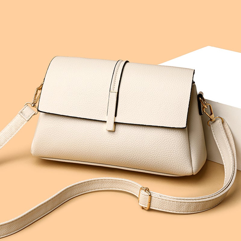 Bag Women'S 2024 All-Match High-End Texture Mother Bag Shoulder Crossbody High-End Western-Style Three-Layer Large-Capacity Small Square Bag - Image 5