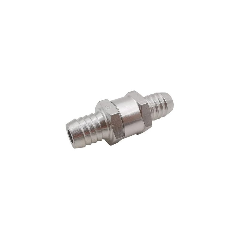 CentIoT - One-Way Non-Return Inline Check Valve - Aluminium Alloy with NBR valve - for fuel Petrol Diesel (14MM) - Image 1