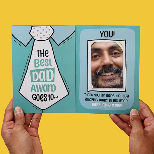 Oye Happy - Father's Day Cards - Father's Day Gift - Gift for Dad (Mirror Card for Dad) - Image 2